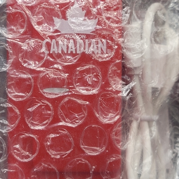 New Set Of 2 Molson Canadian Bluetooth Mini Speaker Promo Red - Picture 2 of 4